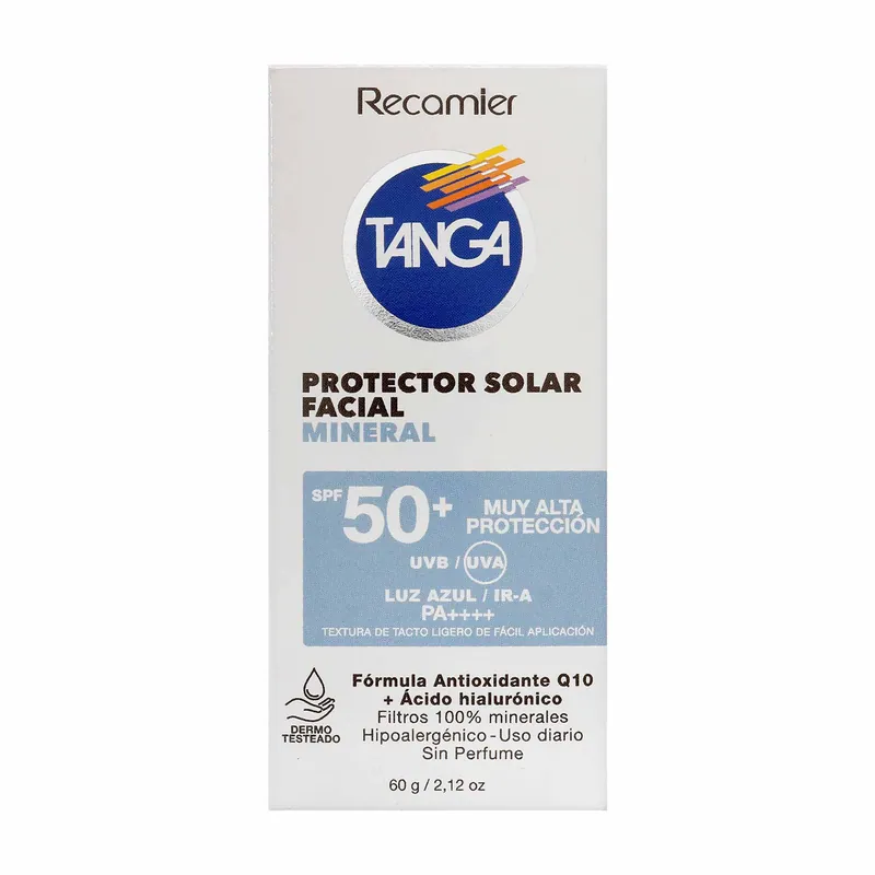 Prot Facial Mineral Tanga Spf50+ 60grs