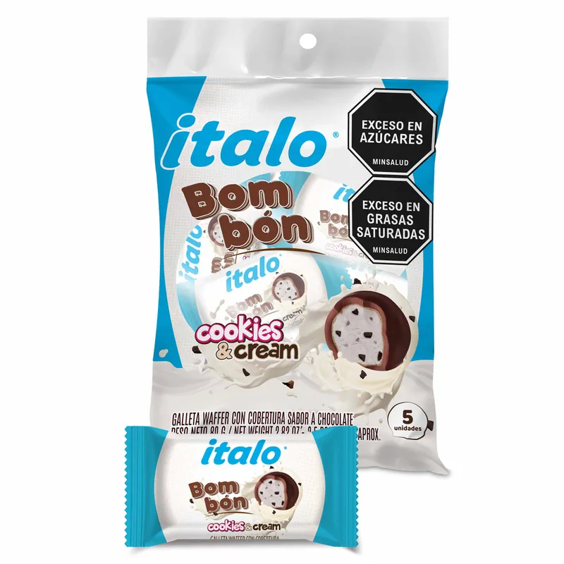Gal Wafer Italo Bom Bon 5 unidades 80 g