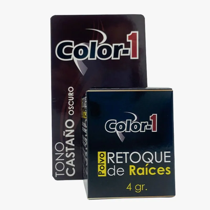 Polvo Retoq Raiz castaño Osc Color-1 4 g