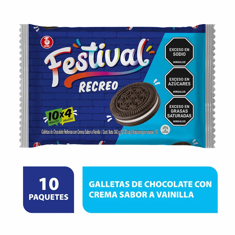 Gal Festival Recreo 10 unidades 360 g