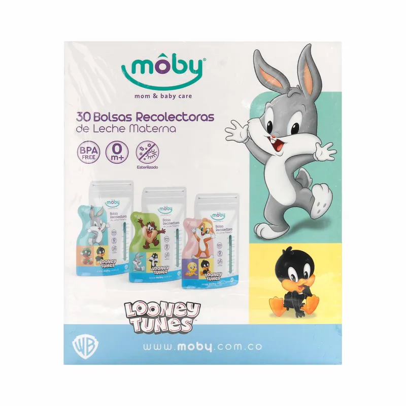 Bolsas Recolectoras Leche Moby 30 unidades