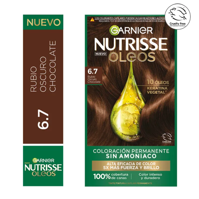 Nutrisse Oleo 6.7 Rubio Oscuro Chocolate
