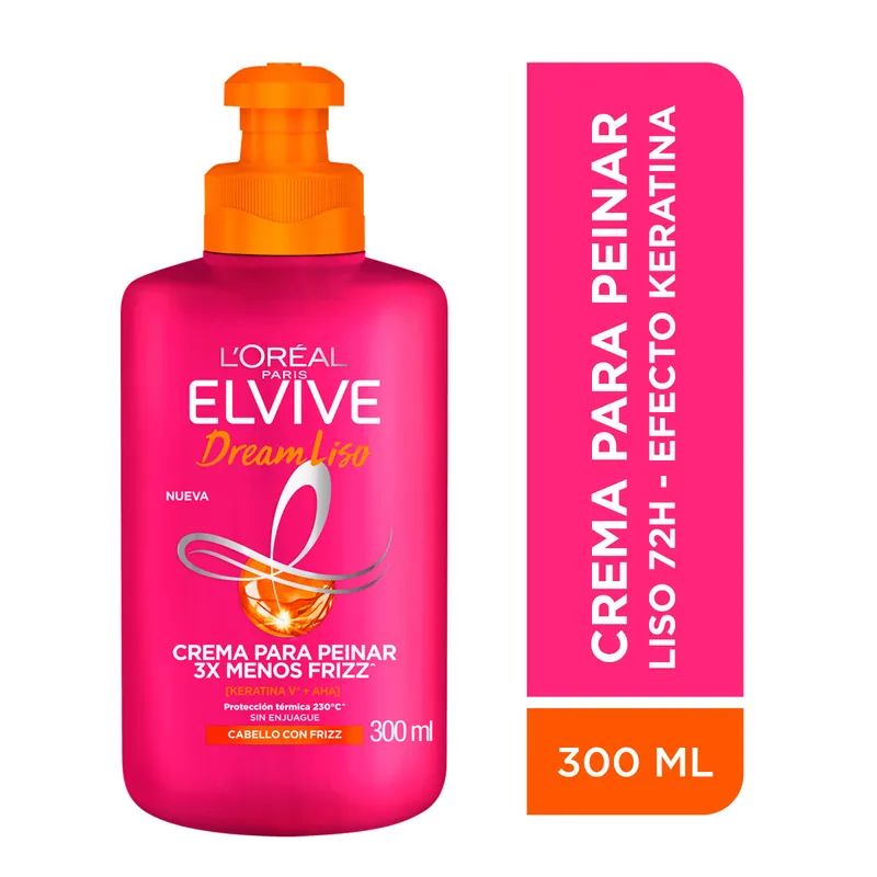 Cre Peinar Elvive Dream Liso 300 mL