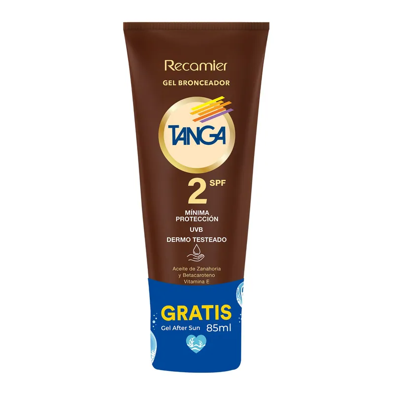 Bron Tanga Spf2 Gel 200 mL Gt Gelafs 85 mL