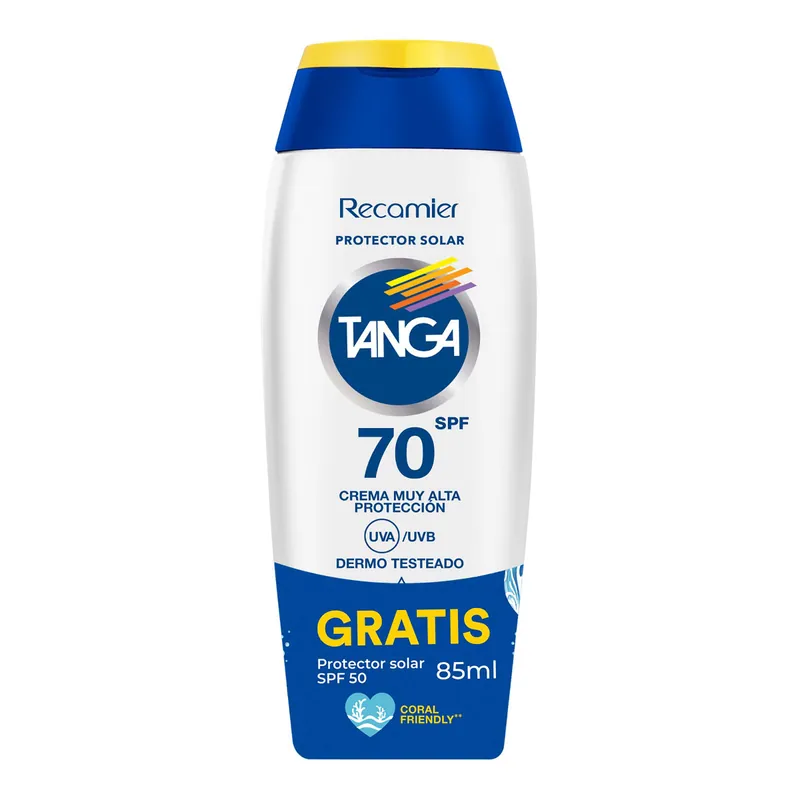 Bloq Tanga Spf70x220 mL gotas Gel Afs 85 mL