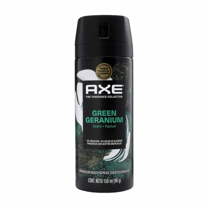 Desodorante Axe Body spray Green Gerani 150 Ml(96 g)