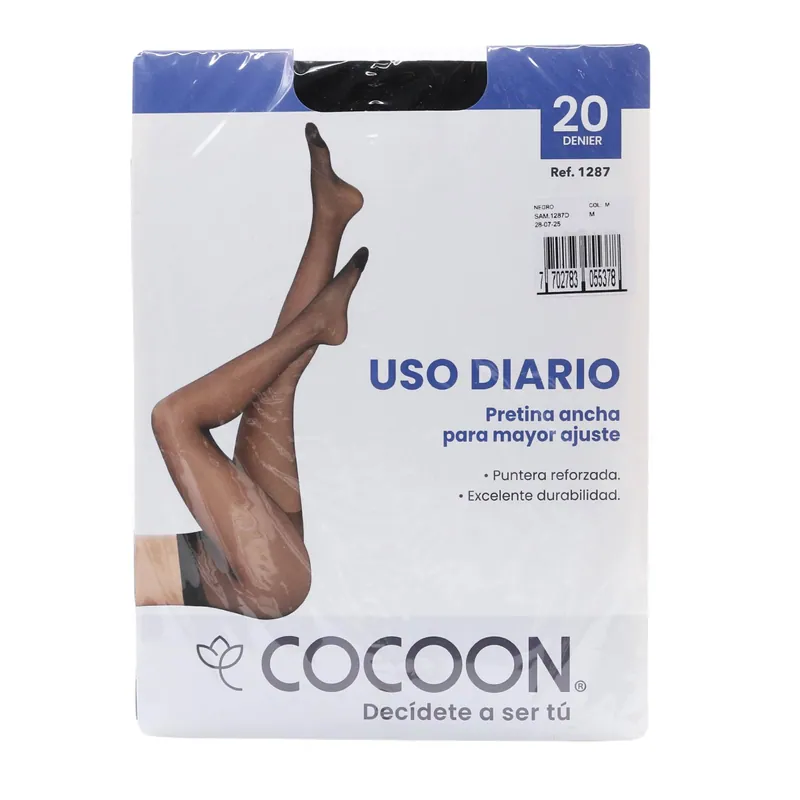 Pantymedia Cocoon Uso Diario Negro M