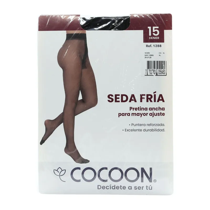 Pantymedia Cocoon Seda Fria Negro Xl