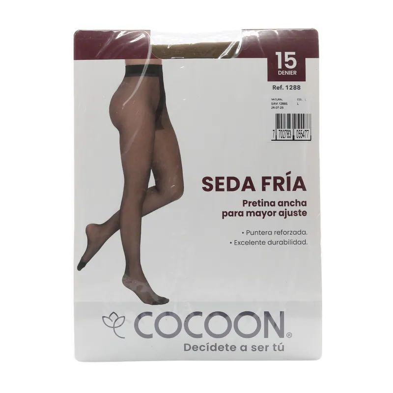 Pantymedia Cocoon Seda Fria Natural L