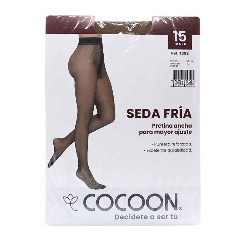 Pantymedia Cocoon Seda Fria Natural Xl