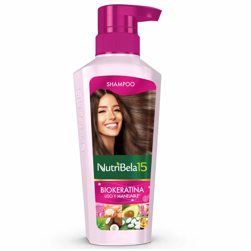 Champú Nutribela Biokeratina Liso 200 mL