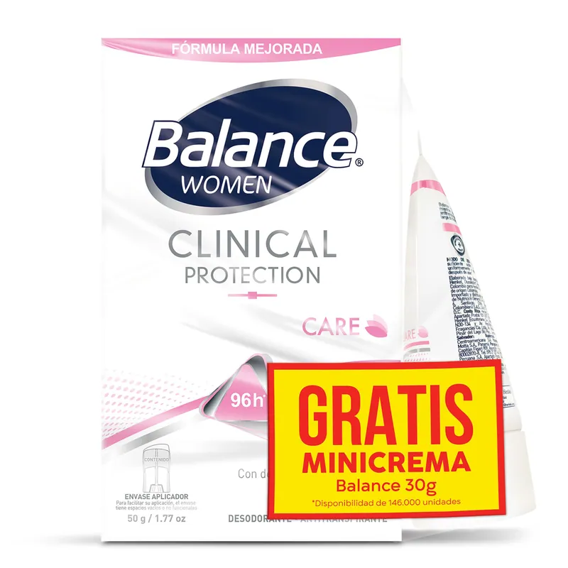 Desodorante Bala Cli Care 50 g gotas Desodorante Min 30 g M