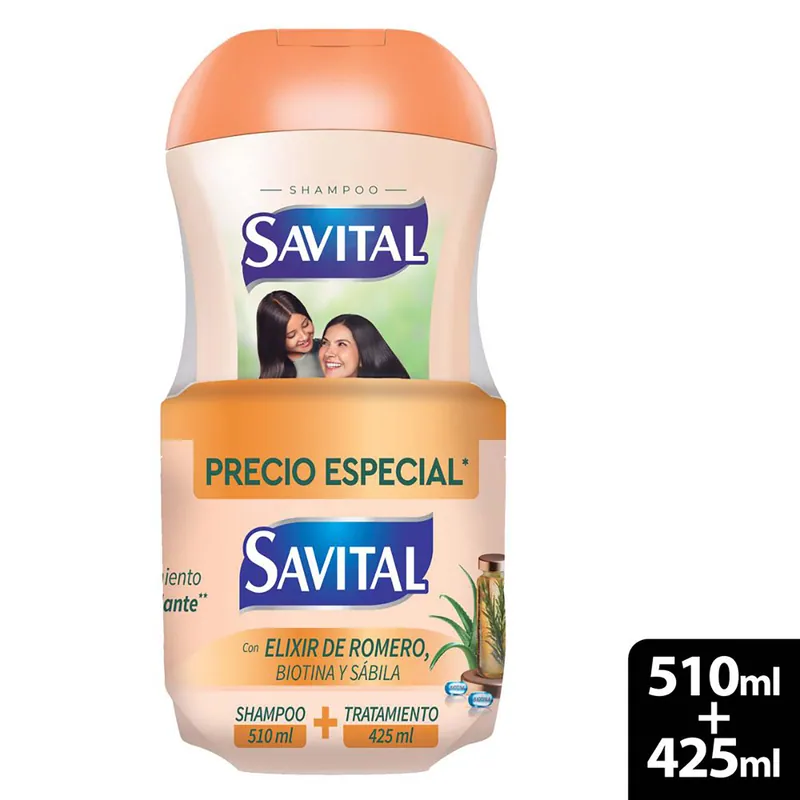 Champú Savital Elixi Romer 510 Ml+trat 425 mL