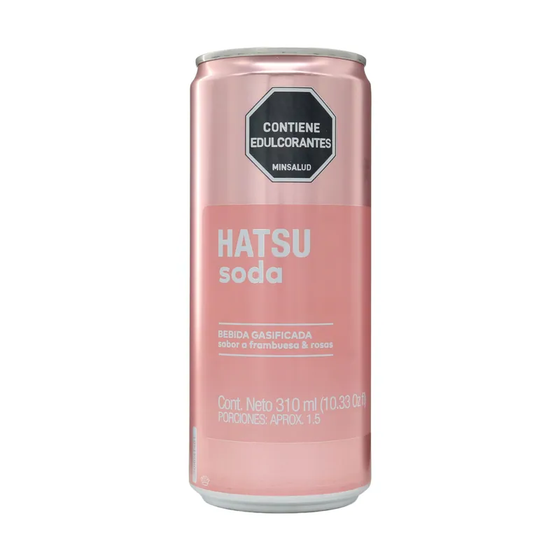 Soda Hatsu Frambruesa y Rosas 310 mL