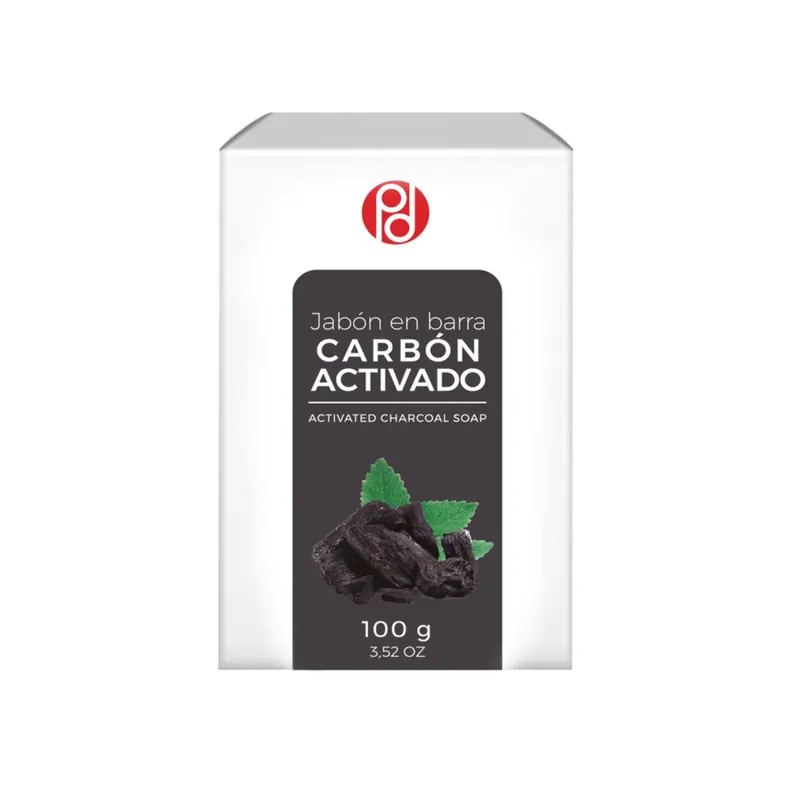 Jabon Carbon Activado Barra 100 g