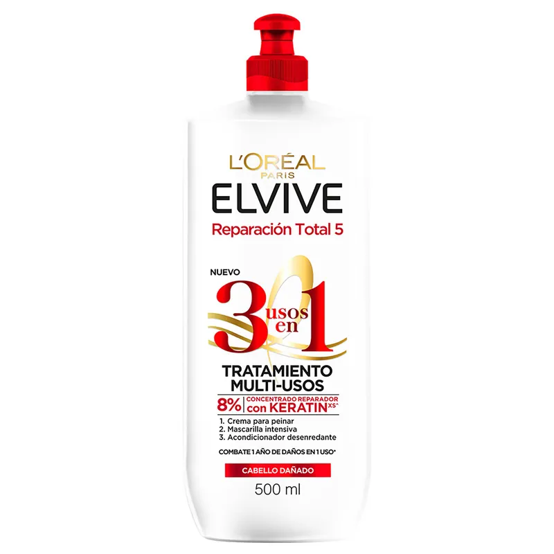 Trat 3 en 1 Repar Total 5 Elvive 500 mL