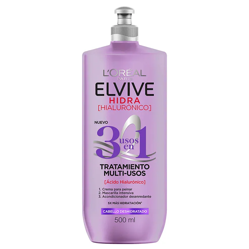 Trat 3en1 Hidra Elvive Loreal 500 mL
