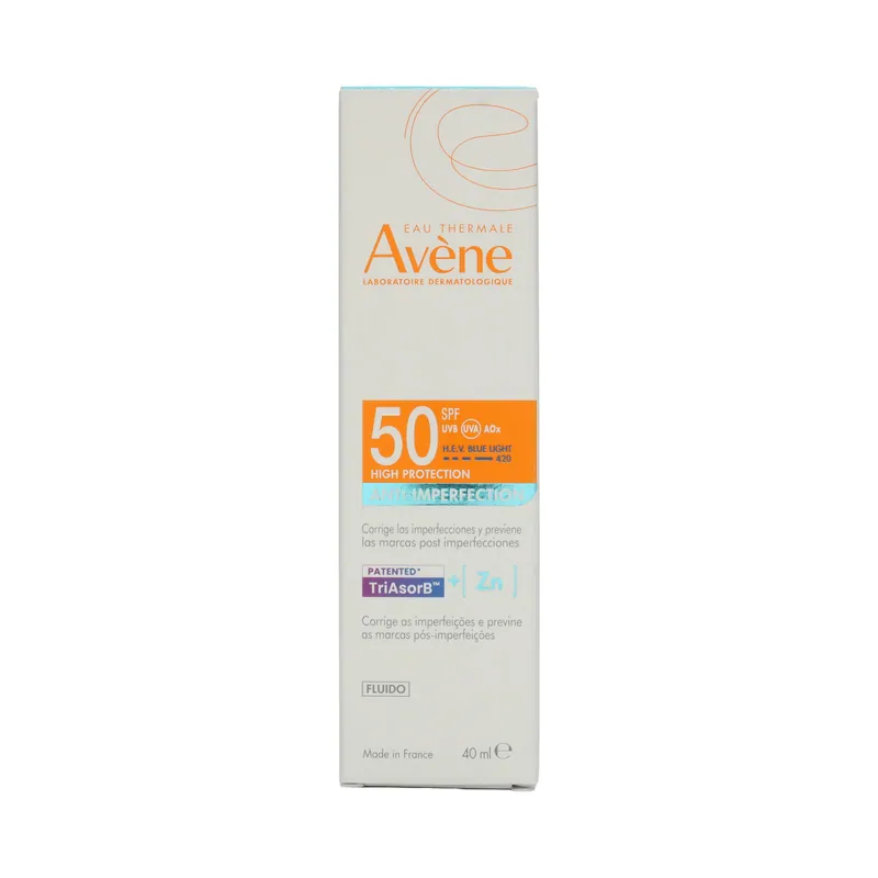 Prot Sol Avene Anti-Impe Spf50+40 mL
