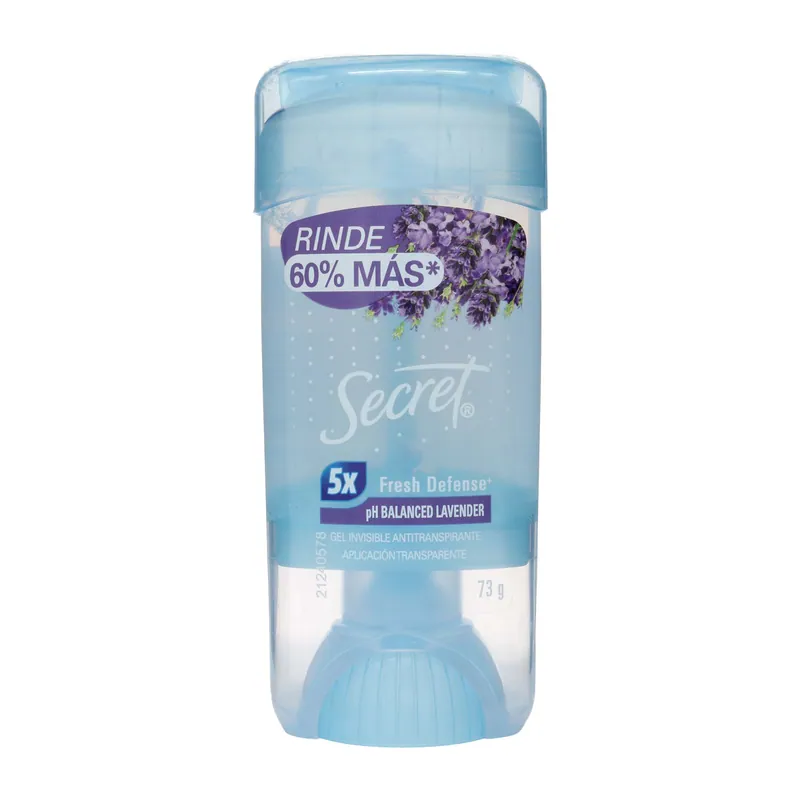 Desodorante Secret Gel Invis Lavend 73 g Rin60%