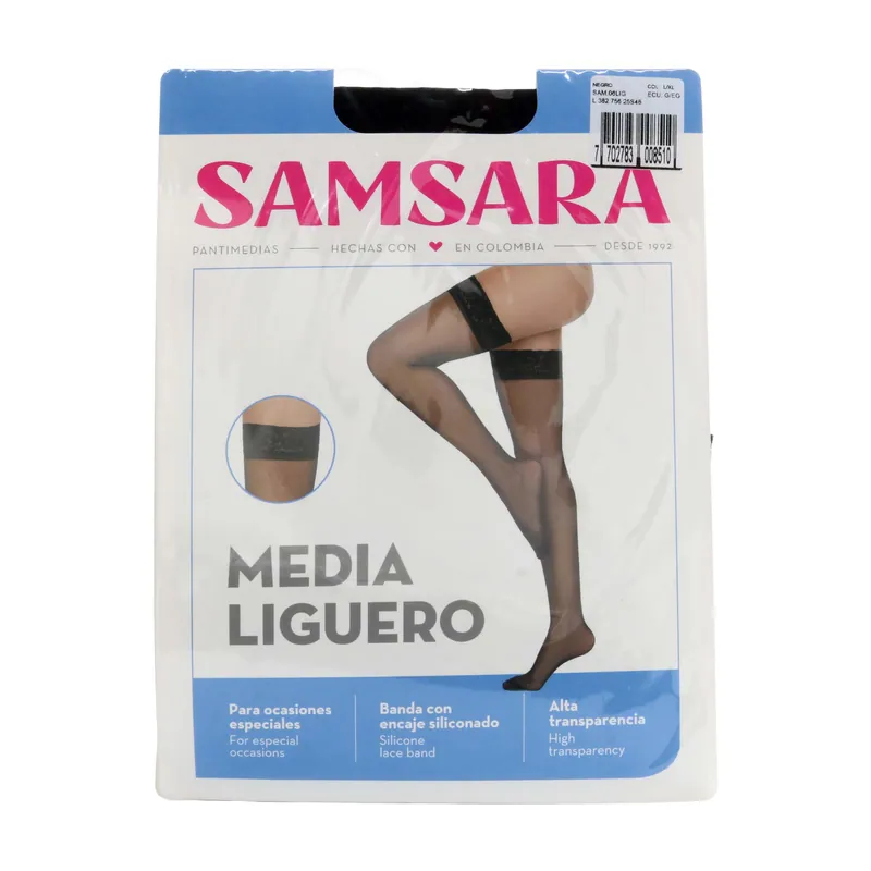 Panty Media Samsara Dise Ligue Negr L/xl