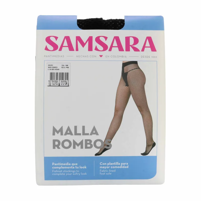Panty Media Sam Dise Malla Rom Negr S/m