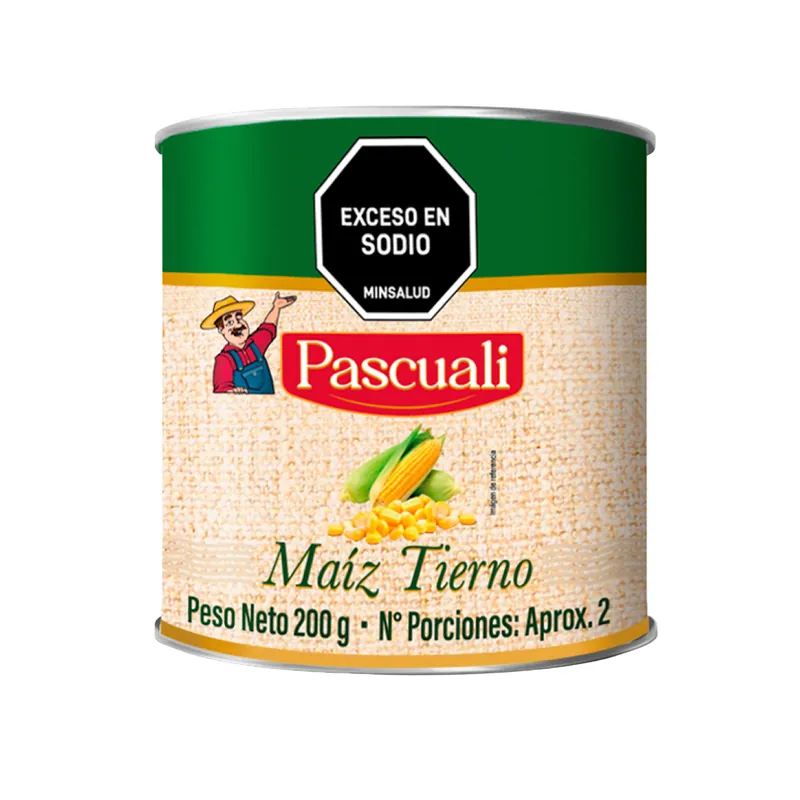 Maiz Pascuali Lata 200 g