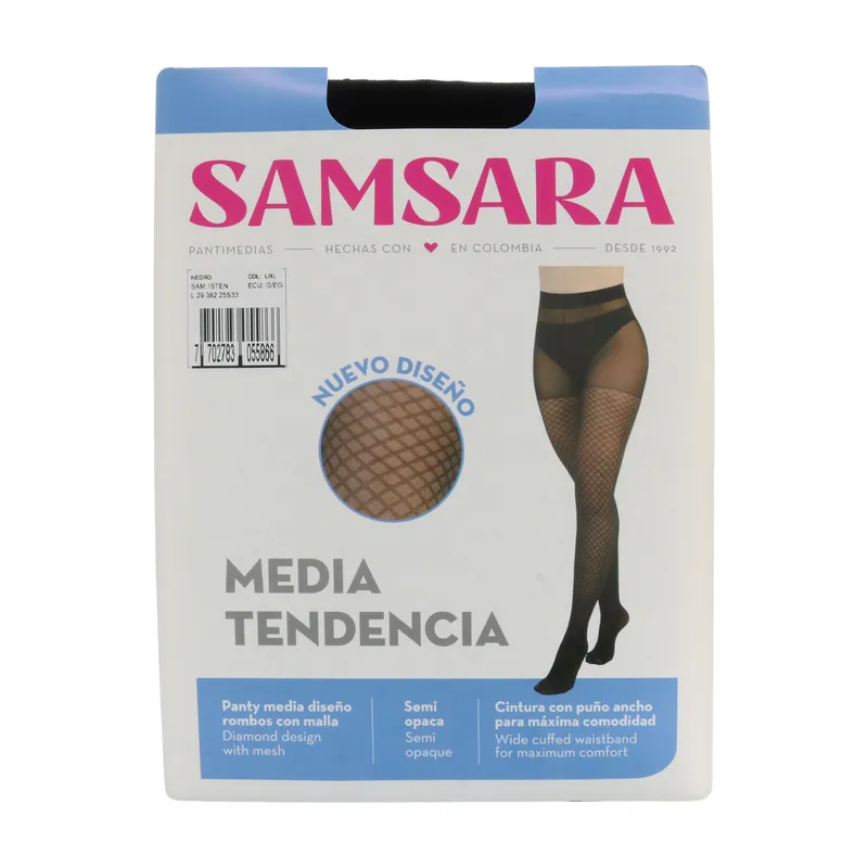 Panty Media Samsara Dise Tend Negr L/xl