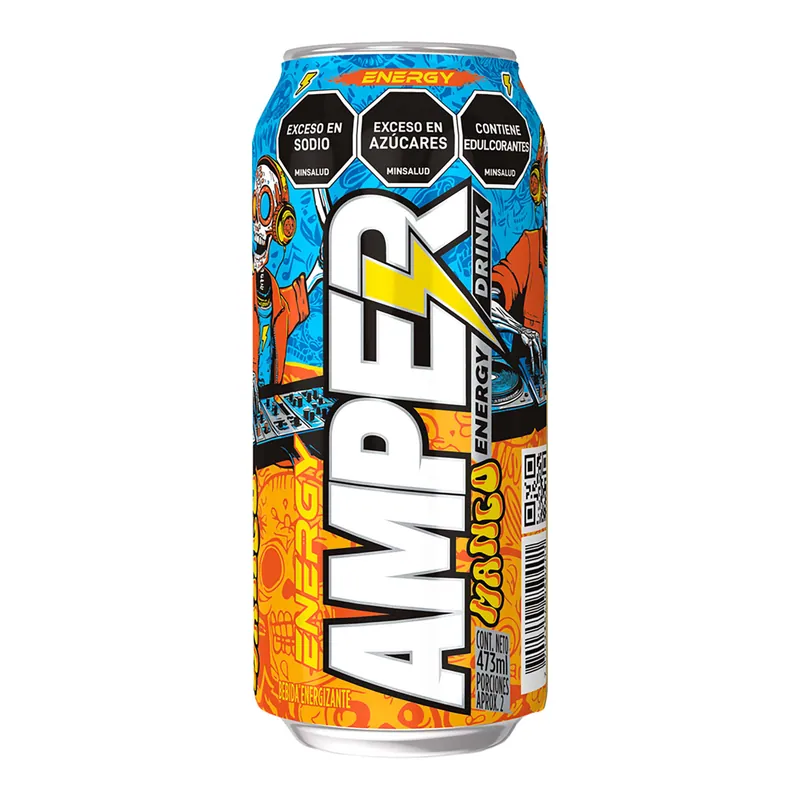 Bebida Energ Amper Mango 473 mL 6und