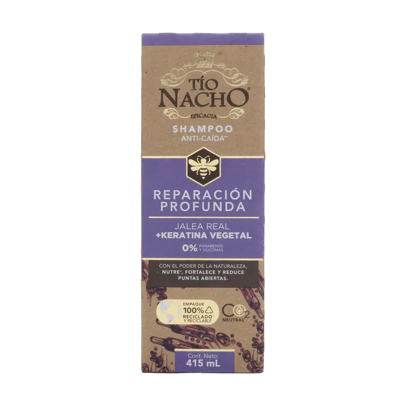Champú Tio Nacho Keratina Vegetal 415 mL