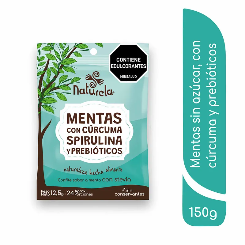 Menta Naturela sin Azucar 12 unidades