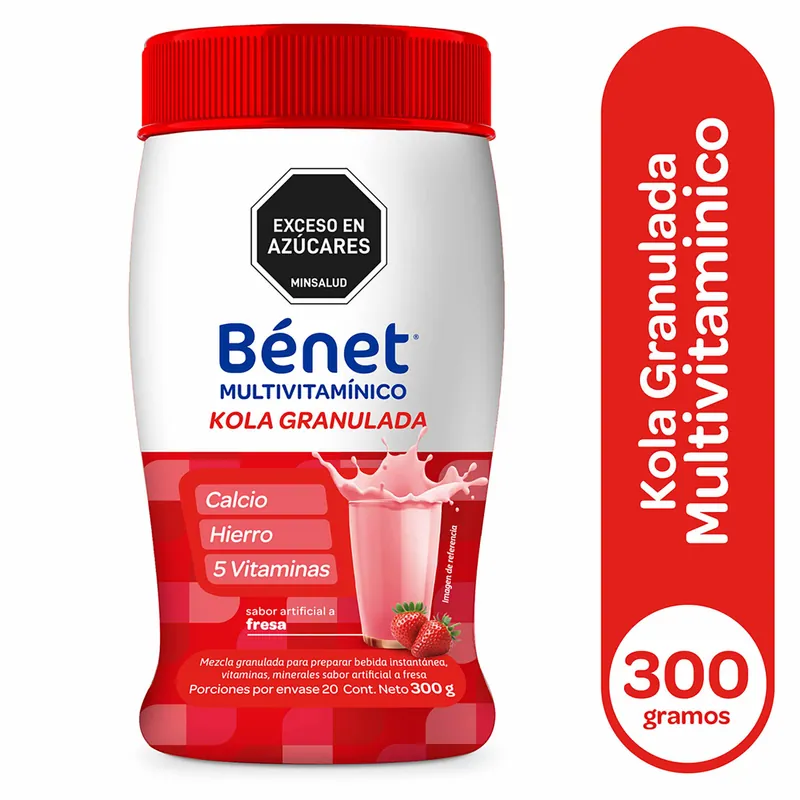Kola Granulada Benet Fresa 300 g