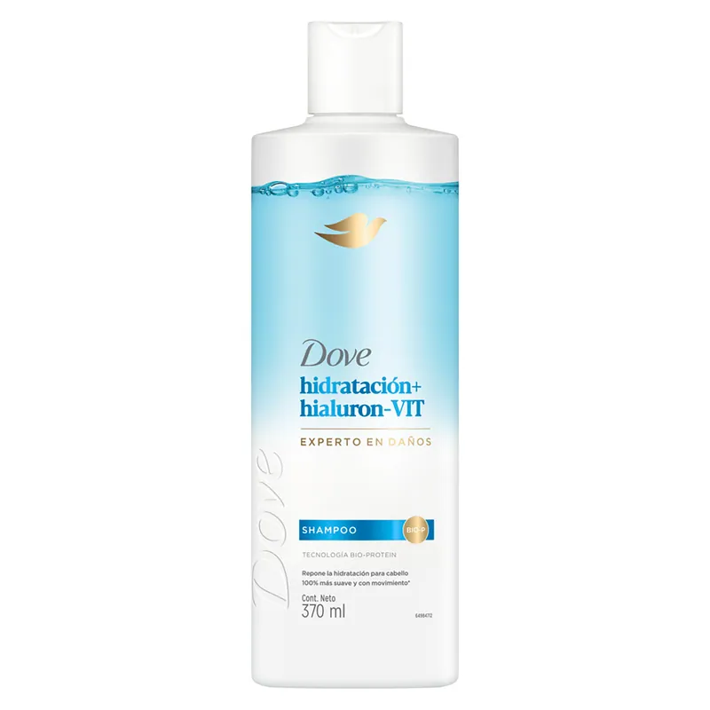 Champú Dove hidratación Hilauron Vit 370 mL