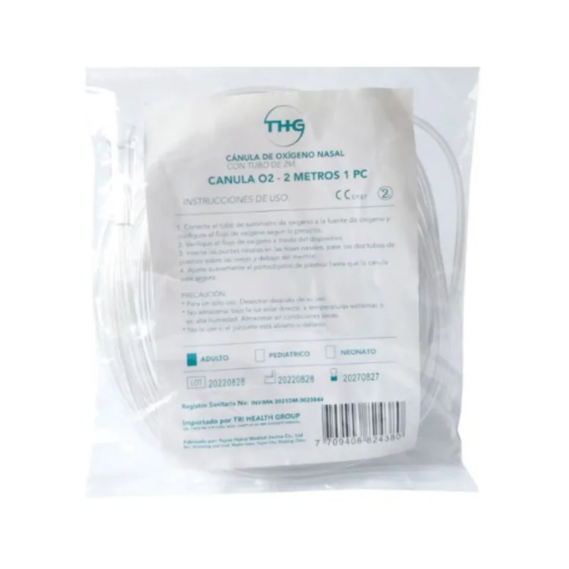 Canula Oxigeno Thg 2 Mts Adulto