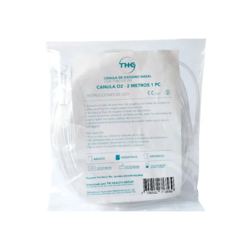 Canula Oxigeno Thg 2 Mts pediátrico
