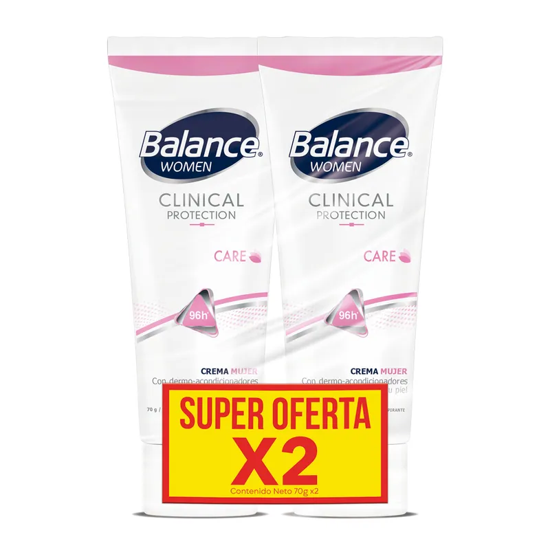 Desodorante Balance Women Clin Care 70 g S Of