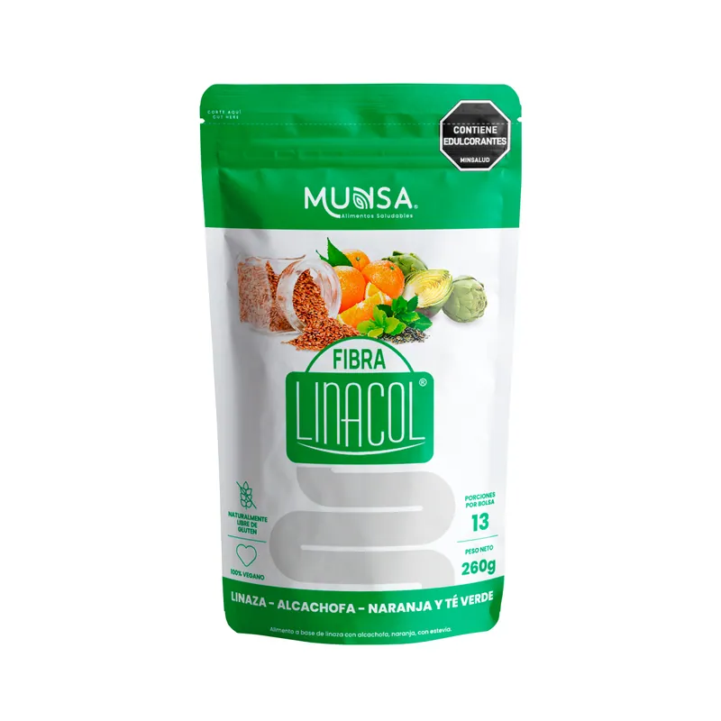 Fibra Munsa Linaz Nara Te Verde 260 g Nti