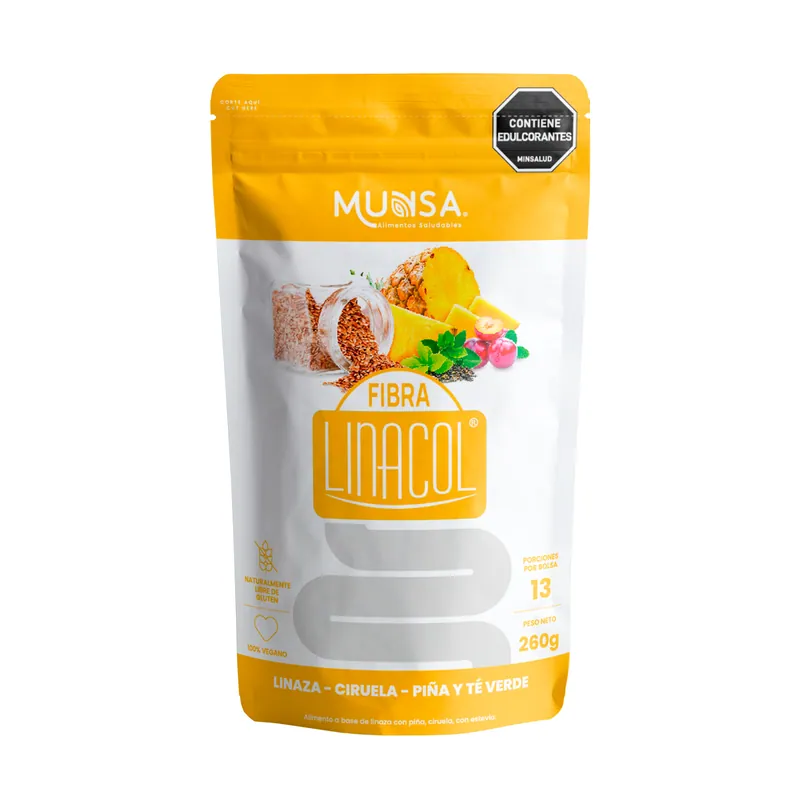 Fibra Munsa Linaza Ciruela Pina 260 g Nti