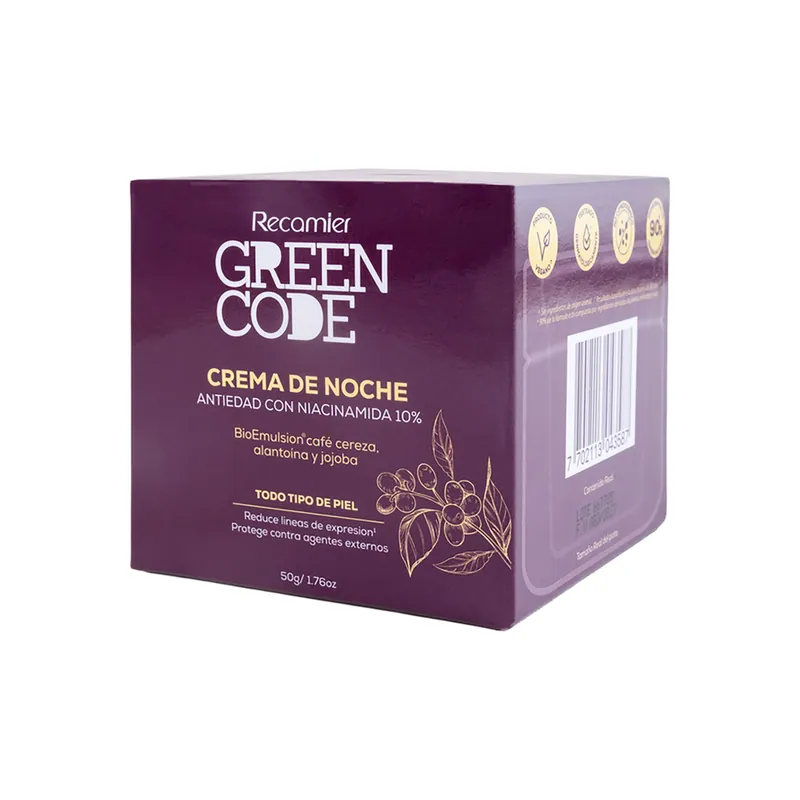 Cre Facial Noche Anti Edad Green Cod 50 g