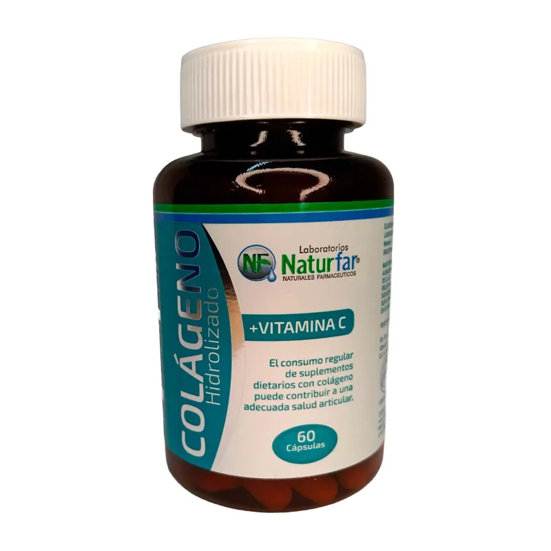 Colágeno Hidrlizado + Vit C 60 cápsulas