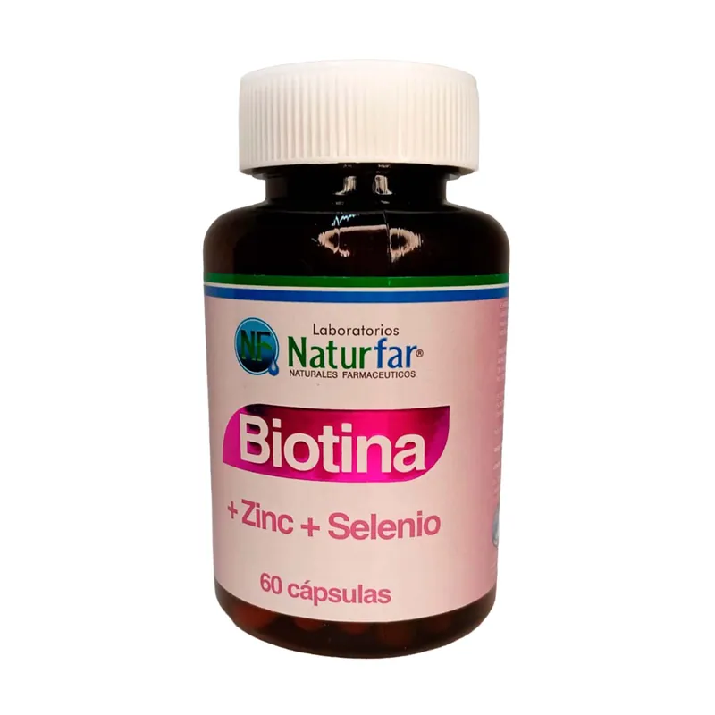 Biotina + Zinc + Selenio 60 cápsulas