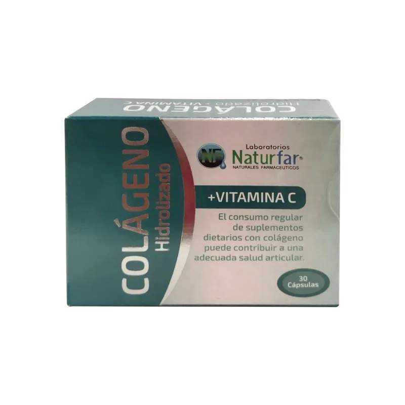 Colágeno Hidrlizado + Vit C 30 cápsulas