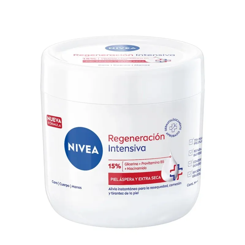 Crema Nivea Regen Inte Piel Pote 400 mL