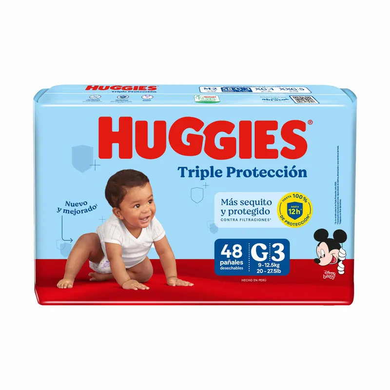 Pan Huggies Tri protección Et 3 g 48und