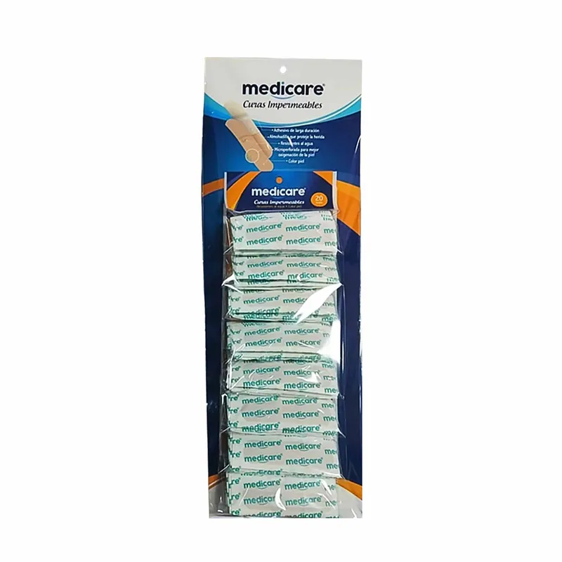 Curas Medicare Color Piel Tarj X8 20und