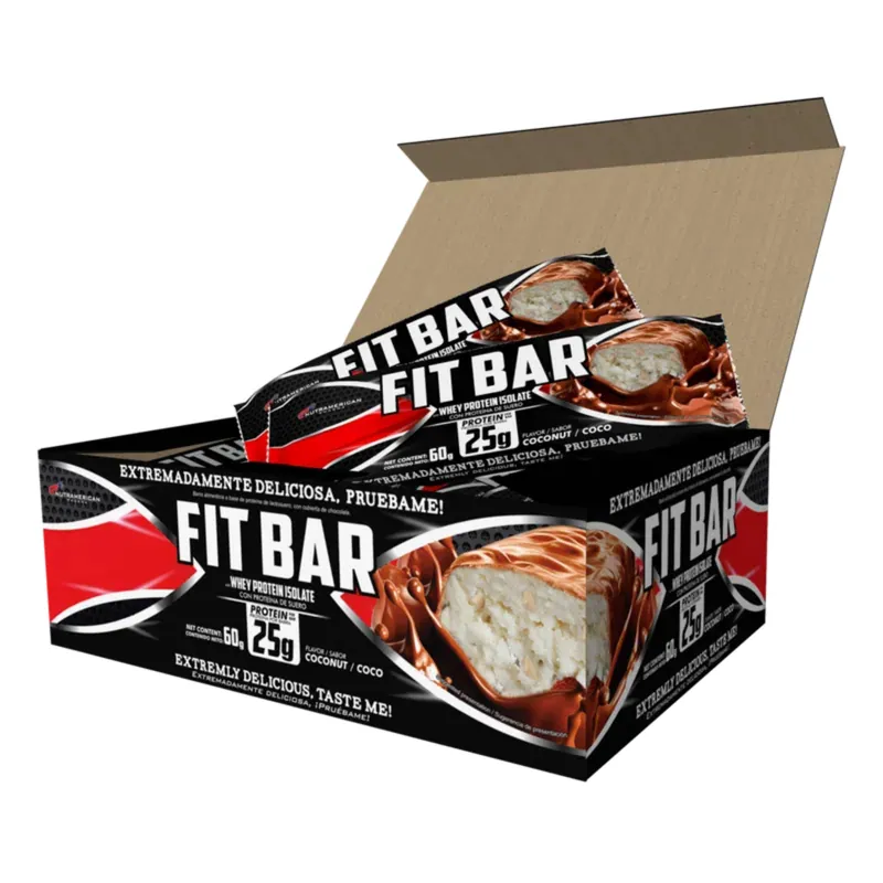 Fit Bar Coco 60 g 12 Barras