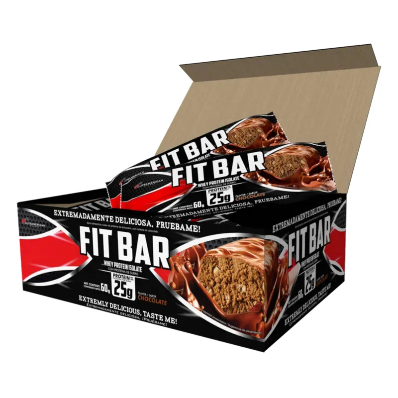 Fit Bar Chocolate 60 g 12 Barras