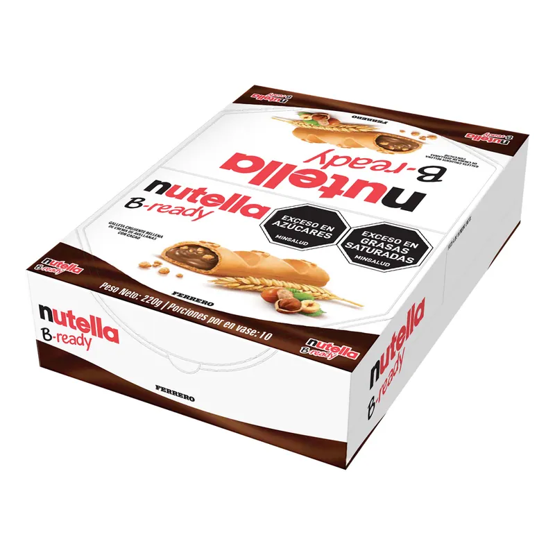 Galleta Nutella B-Ready Dis 10und 220 g