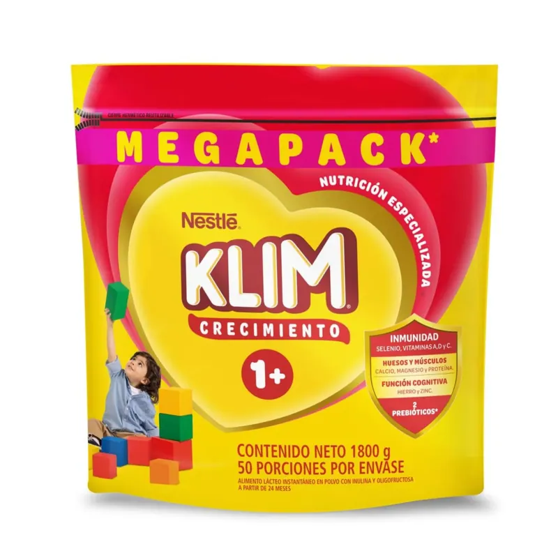Klim Crecimiento 1+ Megapac 1800 g Bolsa