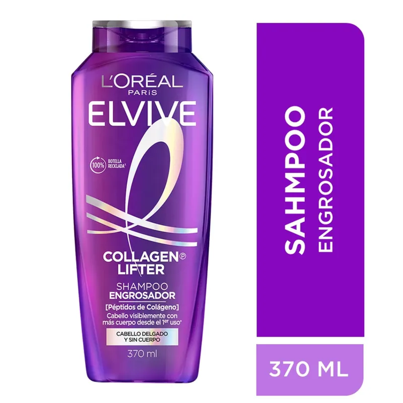 Champu Elvive colágeno 370 mL