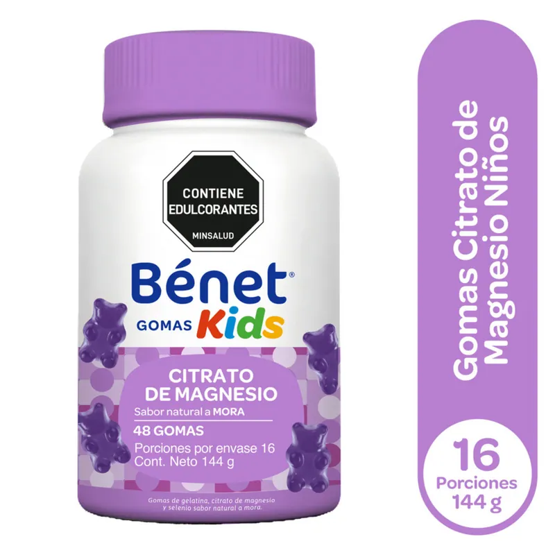 Gomas Benet Kids Citrato de Magne 48und